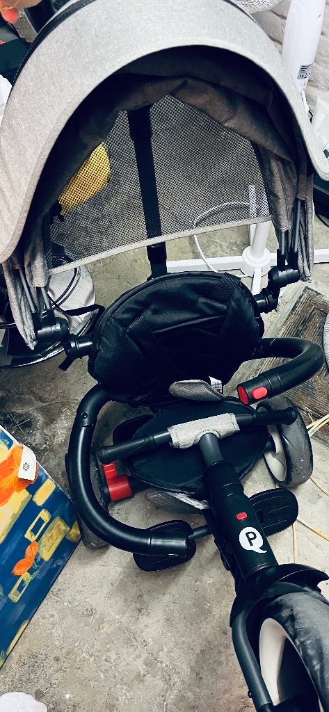 Tricycle, Enlèvement, Utilisé, Qplay, Tige de poussée