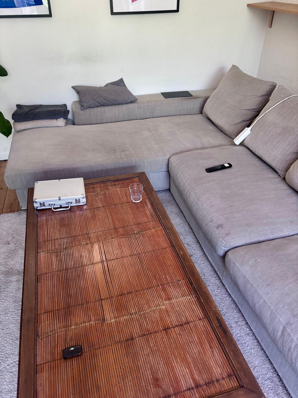 Zetel & salontafel uiterlijk 26/8, Huis en Inrichting, Zetels | Complete zithoeken, Ophalen, Gebruikt