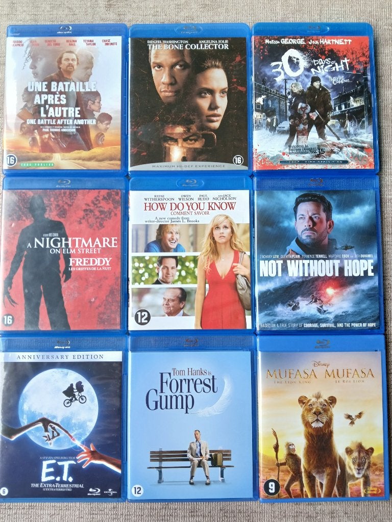 blu rays €5 per stuk, CD & DVD, Blu-ray, Enlèvement ou Envoi, Anglais, Autres genres, Néerlandais