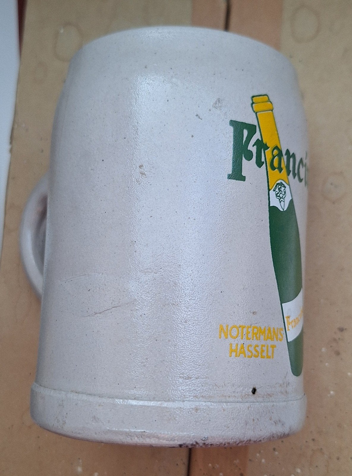 Stokerij Notermans Hasselt, bierpul Francine, Ophalen of Verzenden