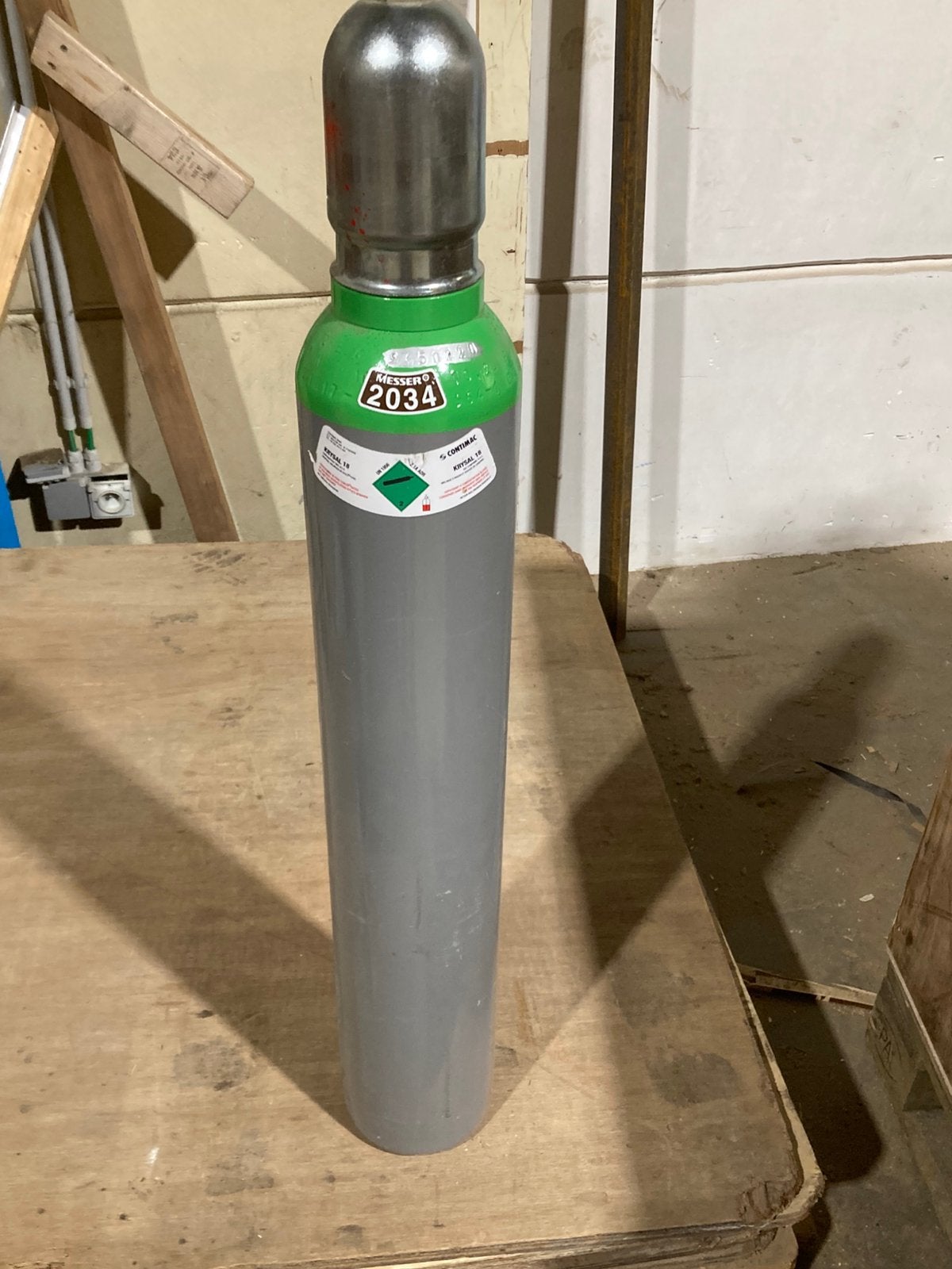 Koop ruilfles menggas 10 liter  contimac inclusief regelaar, Ophalen, Zo goed als nieuw, CO2