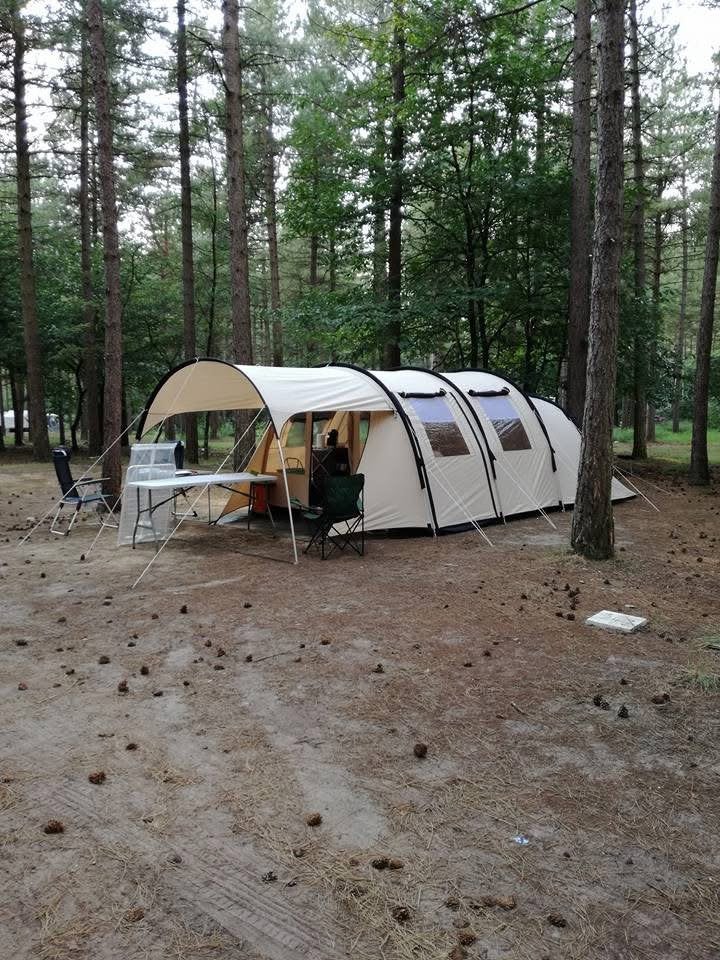 Tent voor 4 personen, Caravans en Kamperen, Tenten, Ophalen, Gebruikt, Tot en met 4
