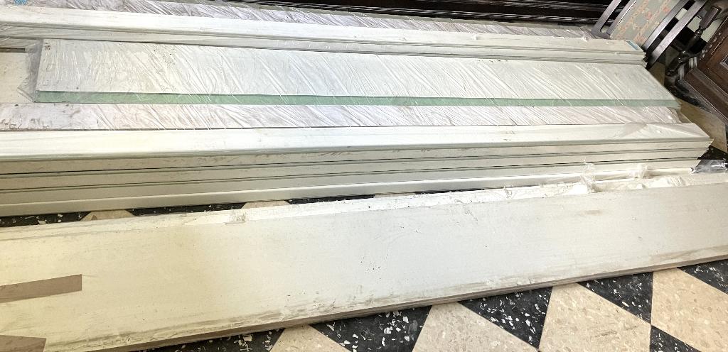 kozijnen afwerkingen vensterbanken 410 cm zie text onderaan, Doe-het-zelf en Bouw, Plinten en Afwerking, Ophalen, Overige materialen
