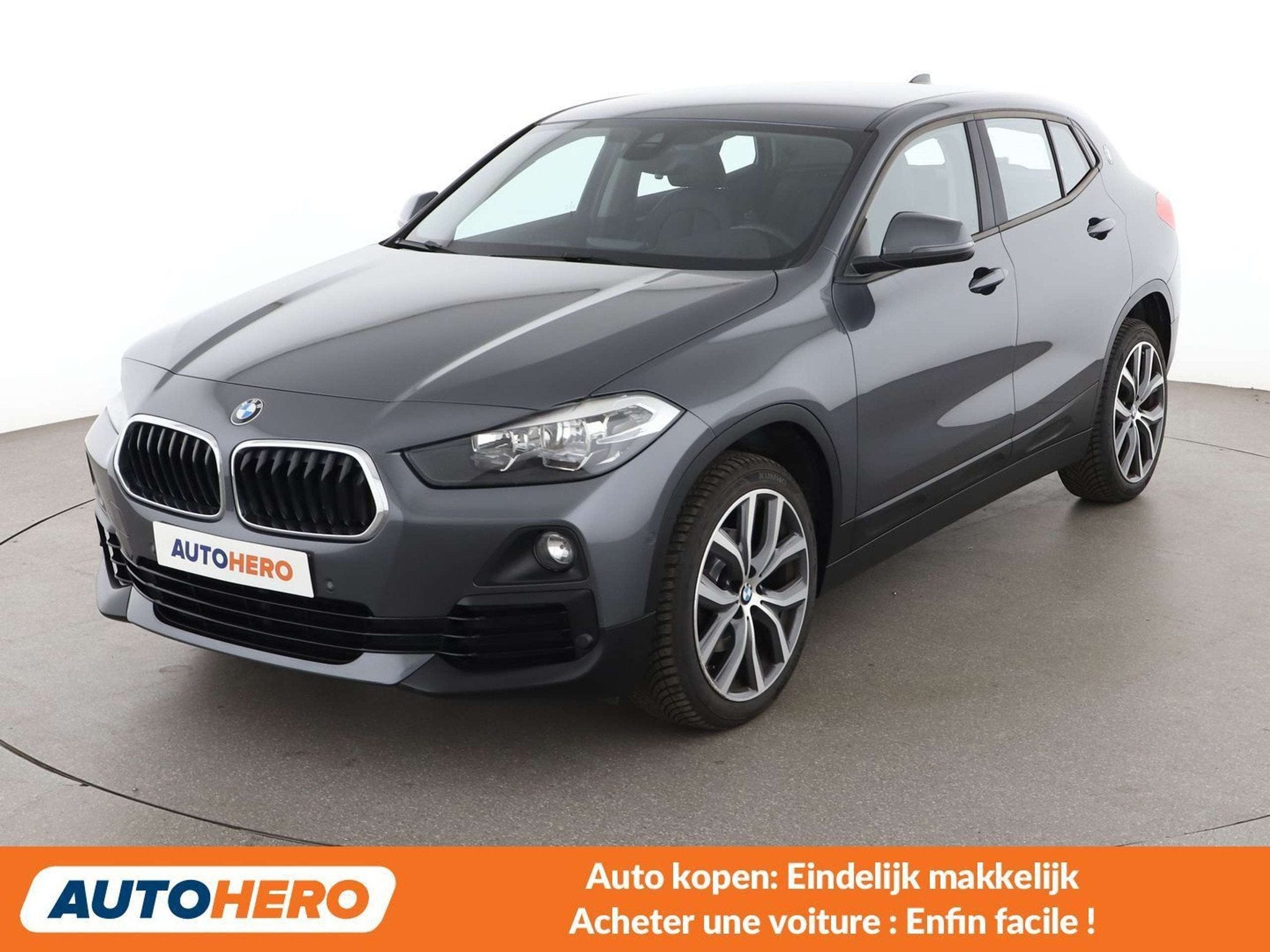 BMW X2 sDrive 18d Advantage (année de construction 2018), Autos, Cuir, Noir, 5 portes, Automatique