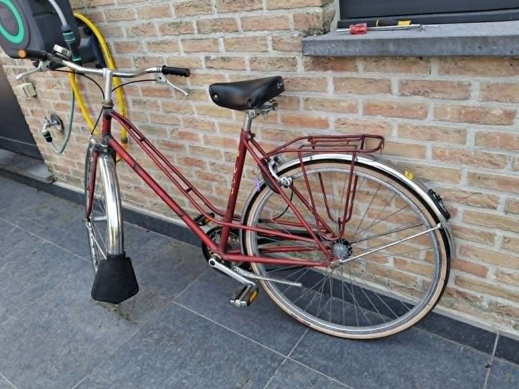 oranje fiets - moet na gezien worden, Fietsen en Brommers, Ophalen, Gebruikt