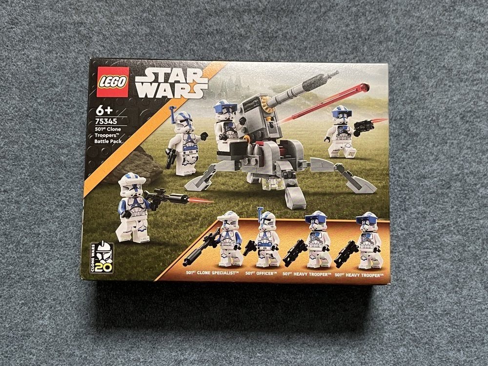 Lego 75345 Star Wars 501st Clone Troopers Battle Pack NIEUW, Compleet, Star Wars, Lego, Nieuw