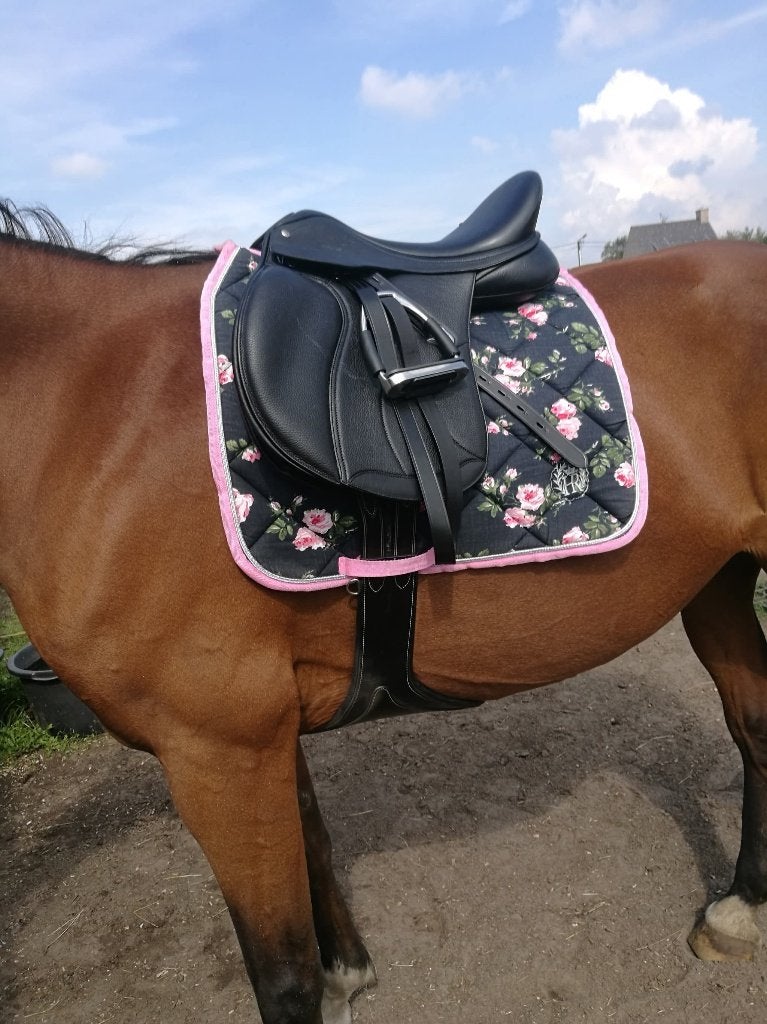 Zadel Bates veelzijdig dubbel leder 17", Ophalen, Bates, M (17 inch), Zo goed als nieuw