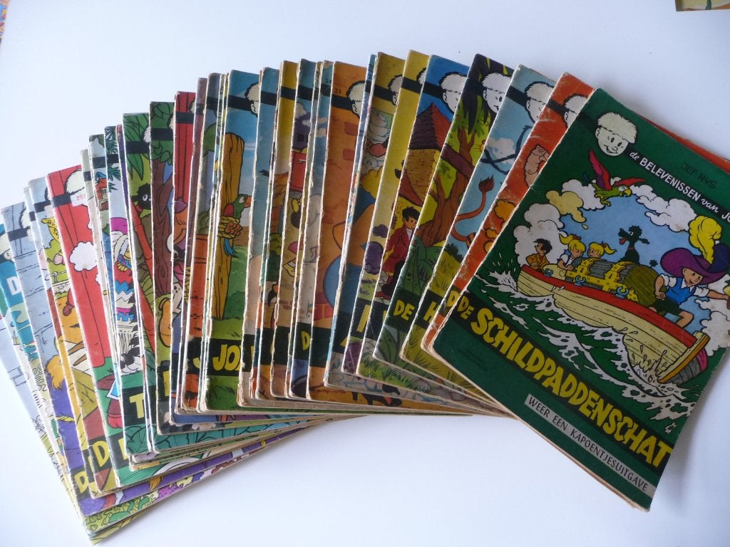 Jommeke - lot oude albums, Gelezen, Jef Nys., Ophalen of Verzenden, Meerdere stripboeken