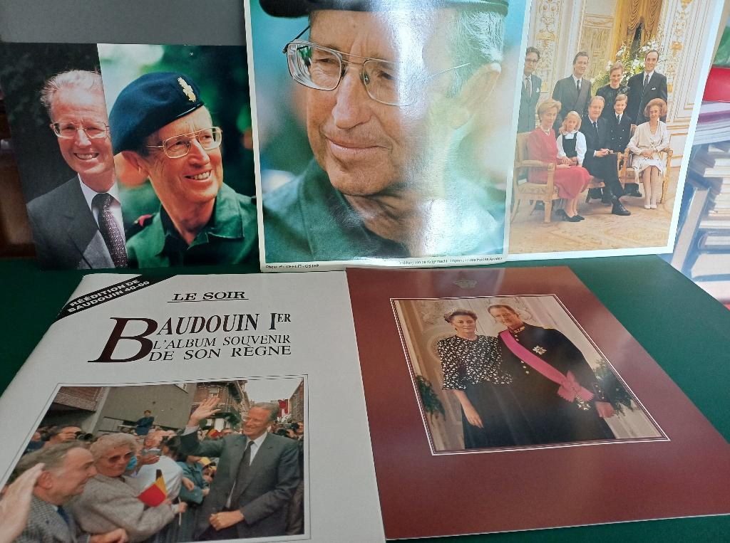 Lot livres et photos de roi Baudouin 1er, Enlèvement ou Envoi, Comme neuf