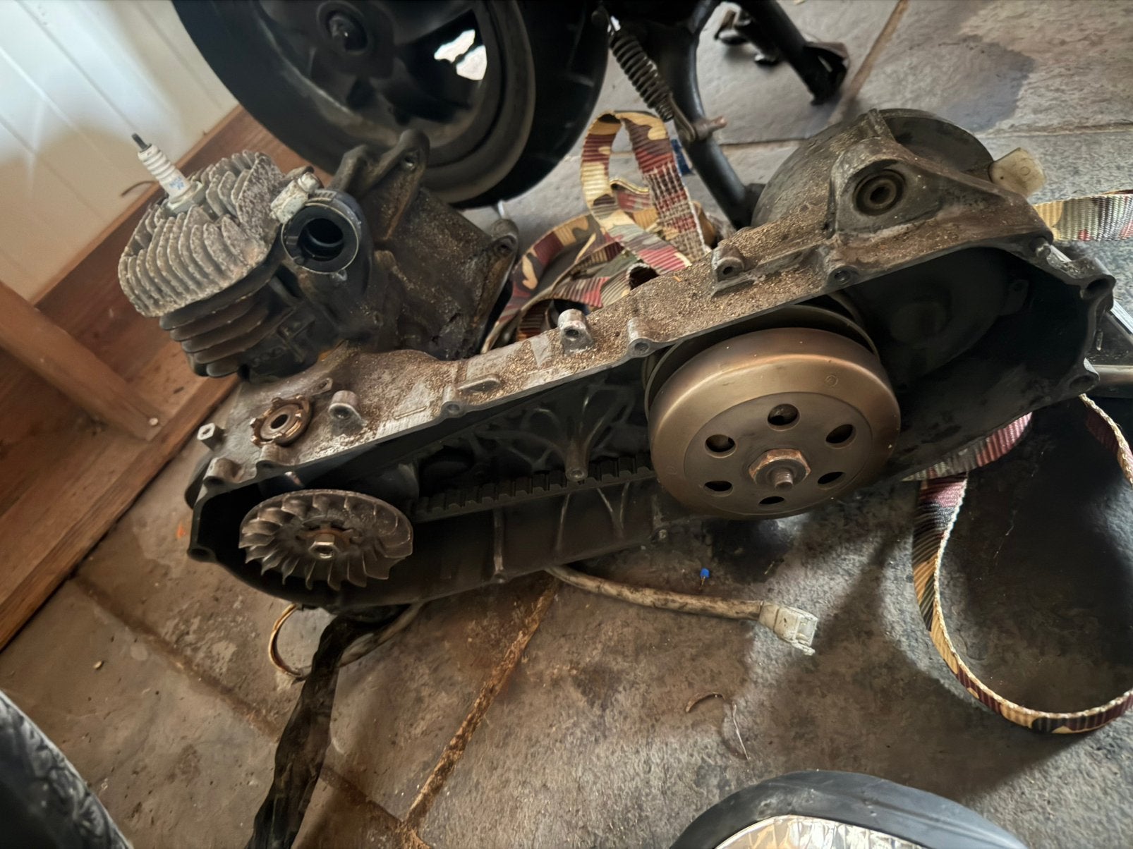 Mbk booster motorblok, Fietsen en Brommers, Brommeronderdelen | Algemeen, Ophalen, Gebruikt, Blok