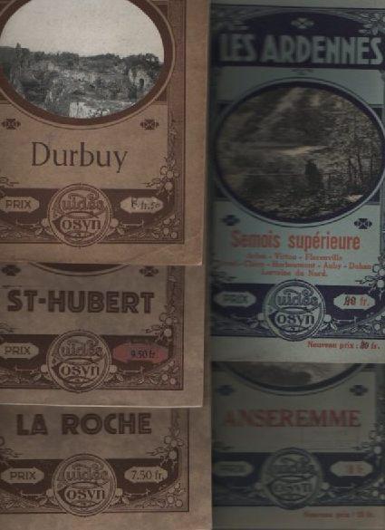 5 Guides COSYN Ardennes à 10 €/1 ou 40 €/5 Voir l'annonce, Boeken, Reisverhalen, Ophalen of Verzenden, Gelezen, Maurice COSYN