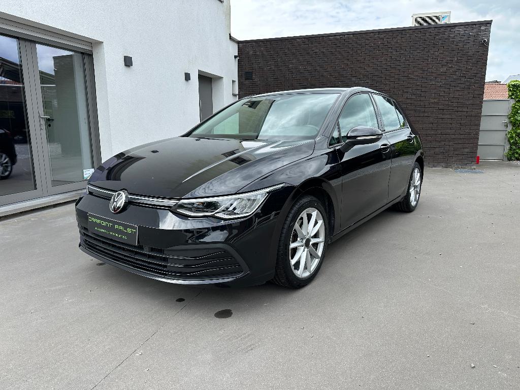 VW Golf 1.0 TSI met garantie, Auto's, Voorwielaandrijving, Stof, Zwart, Bedrijf