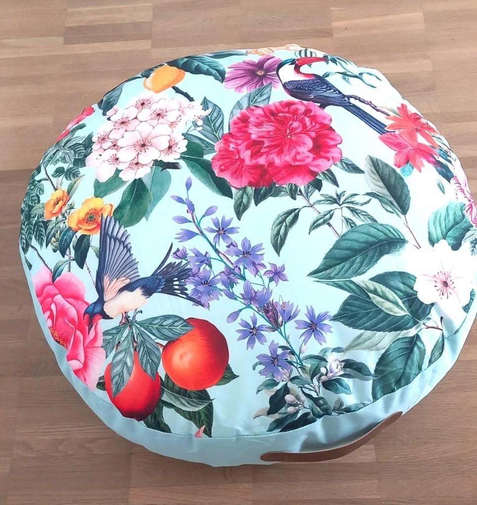 Groot zacht tropisch kussen | Diameter 60 cm | Nieuw, Huis en Inrichting, Woonaccessoires | Kussens, Ophalen, Nieuw, Overige kleuren