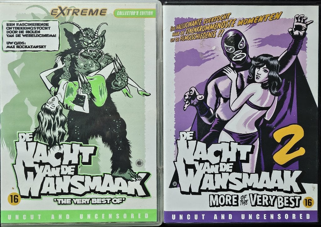 Nacht van de Wansmaak 1 & 2, Cd's en Dvd's, Ophalen of Verzenden, Zo goed als nieuw