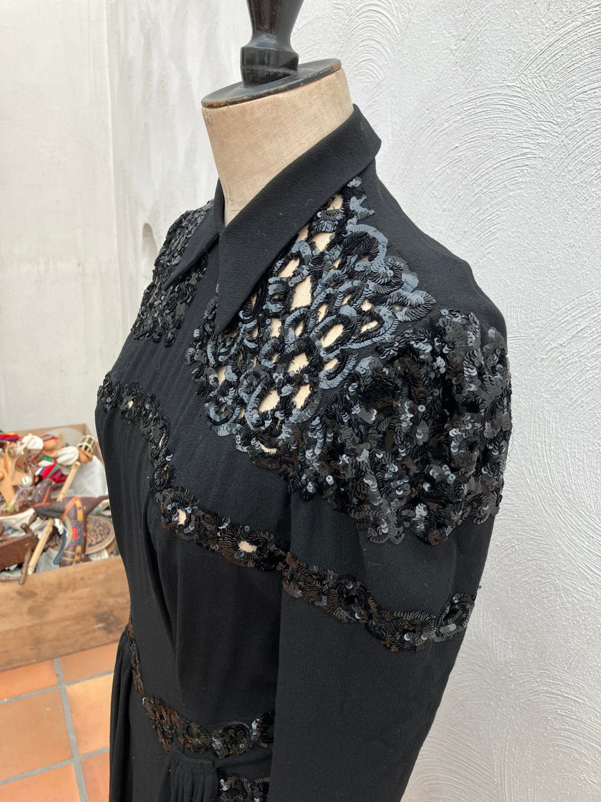 Orginele Agnes Drecoll circa 1930, Antiquités & Art, Antiquités | Vêtements et Textile, Enlèvement, Femmes