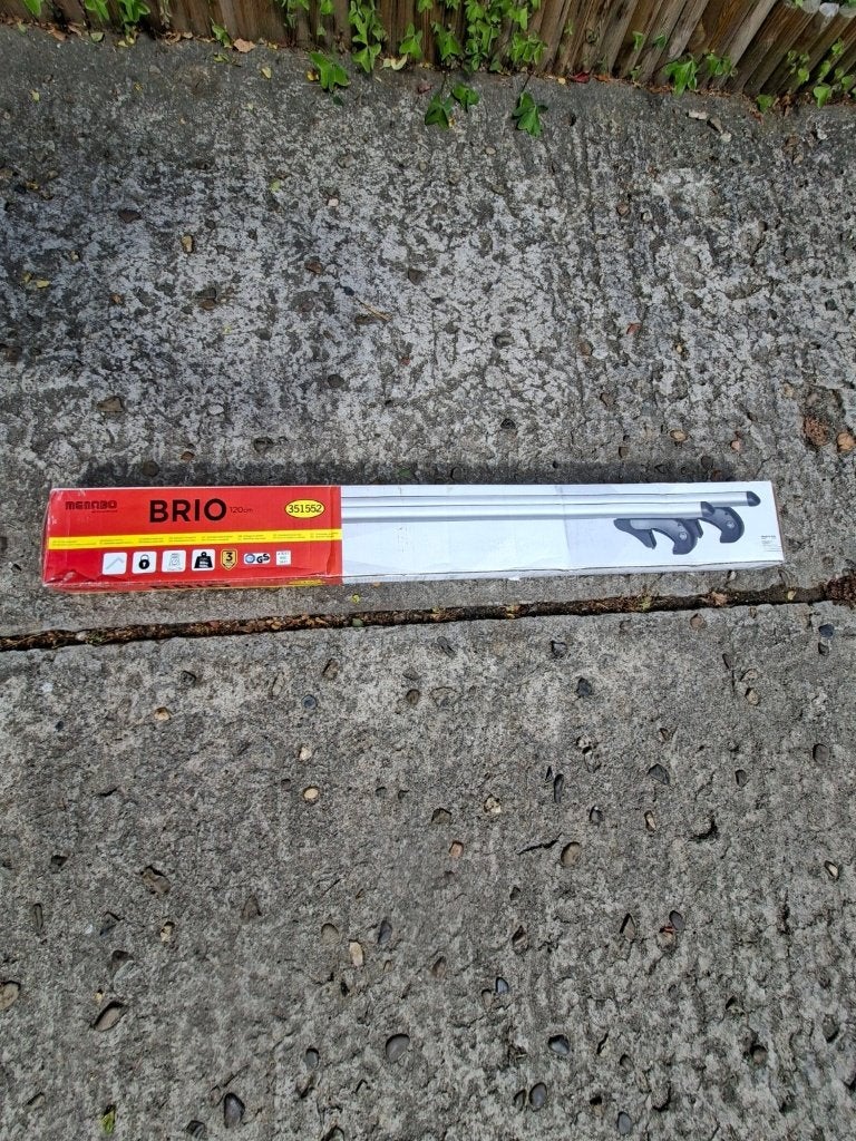 Menabo BRIO 120cm Aluminium Dakdragers + Sleutels, Auto diversen, Dakdragers, Ophalen, Nieuw