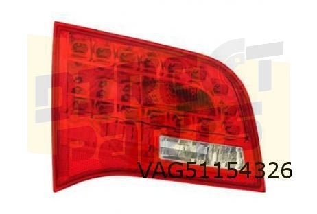 Audi A6 Sedan (-10/08) achterlicht Rechts binnen (LED) OES!, Auto-onderdelen, -, Verzenden, -, Nieuw
