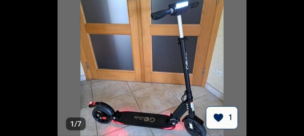 Zwarte step, Fietsen en Brommers, Steps, Ophalen