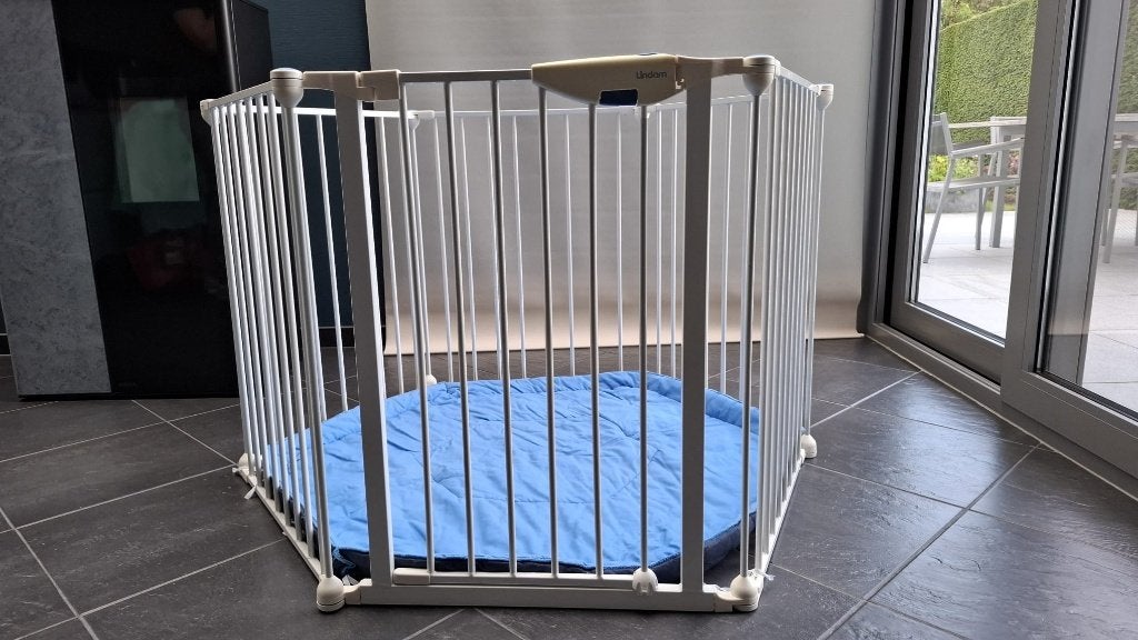 6-delig grondbox Lindam + gronddeken, Enfants & Bébés, Enlèvement, Comme neuf