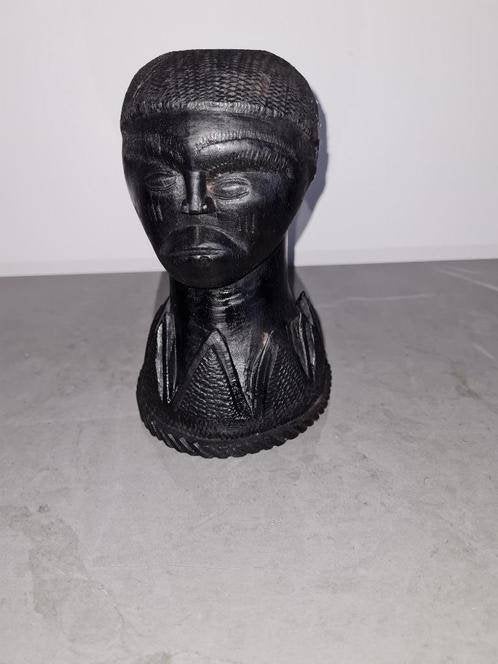 Buste in ebbenhout, Antiek en Kunst, Ophalen of Verzenden
