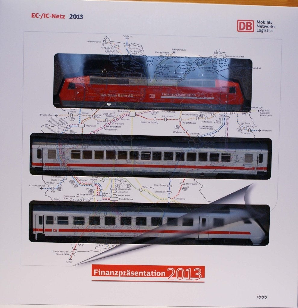 Märklin DB Finanzpräsentation 2013, Hobby en Vrije tijd, Modeltreinen | H0, Wisselstroom, Treinset, Nieuw, Ophalen of Verzenden