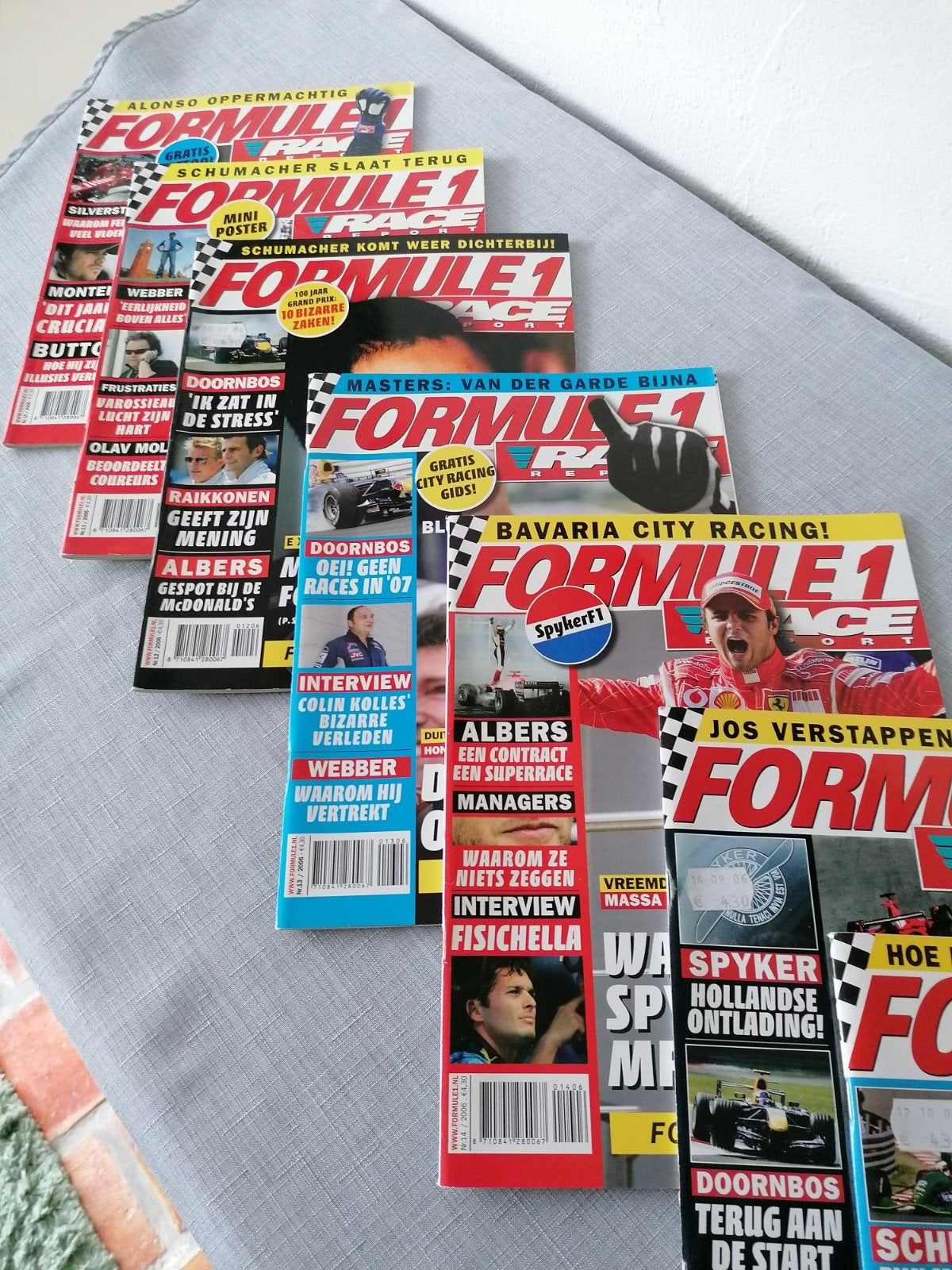 F1 tijdschriften, Livres, Autos | Brochures & Magazines, Enlèvement, Utilisé, Général