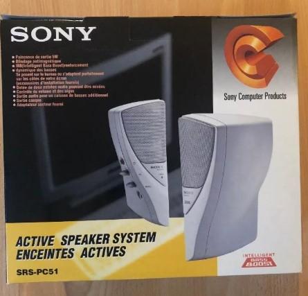 Ensemble de haut-parleurs stéréo Sony Active SRS-PC51 (NEUF), Enlèvement, Neuf, Canal audio 2, Sony