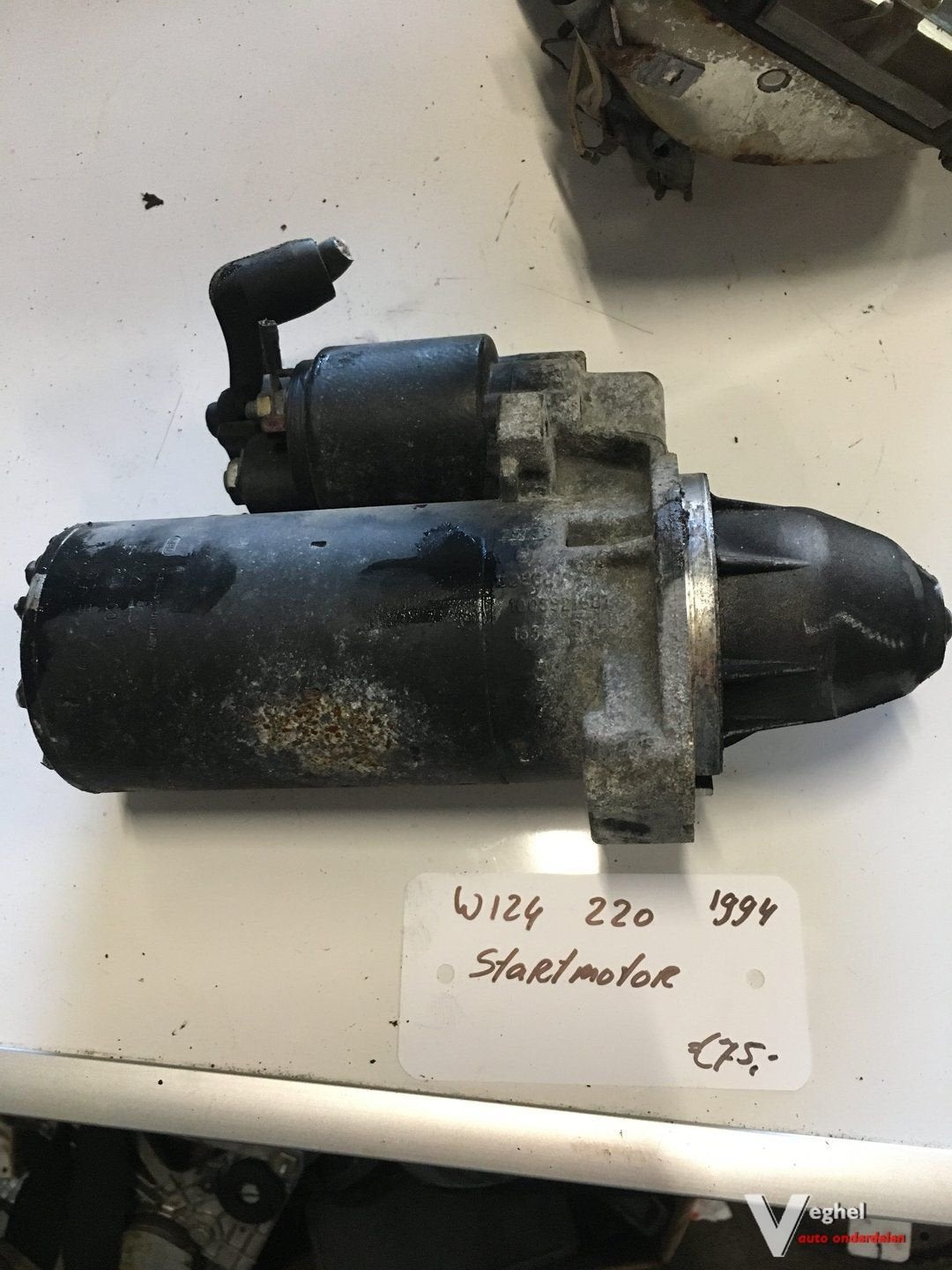 Mercedes w124 220 1994 Startmotor, Gebruikt, -, -, Ophalen of Verzenden