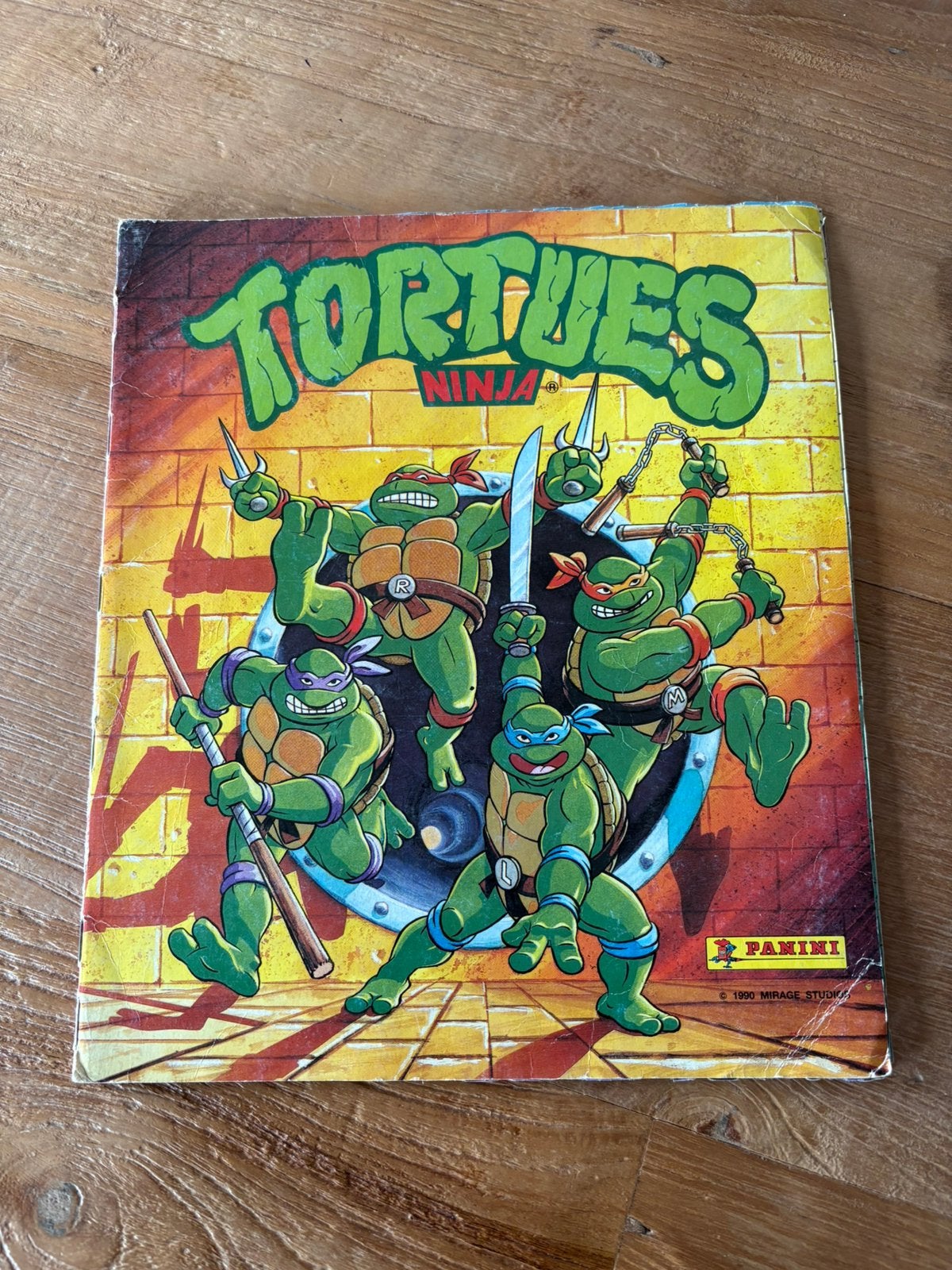 Album panini Tortue Ninja 1990  complet vintage, Enlèvement ou Envoi, Utilisé