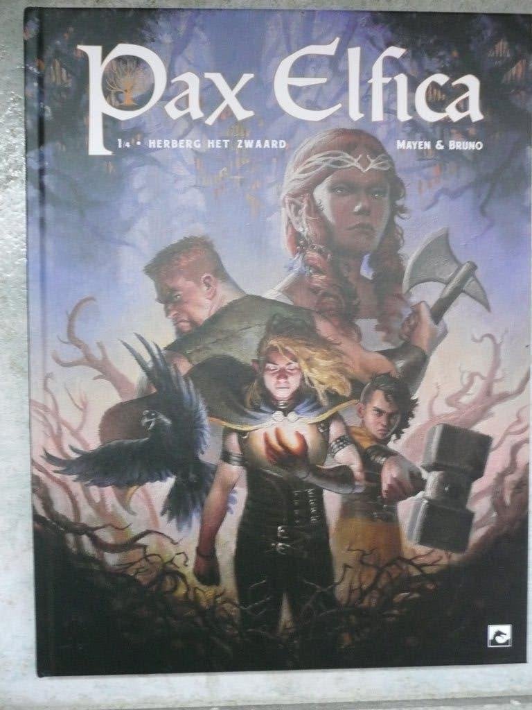 PAX ELFICA 1 "HERBERG HET ZWAARD" HARDC.1 DRUK GESIGNEERD, Boeken, Stripverhalen, Eén stripboek, Ophalen of Verzenden, Bruno / Mayen