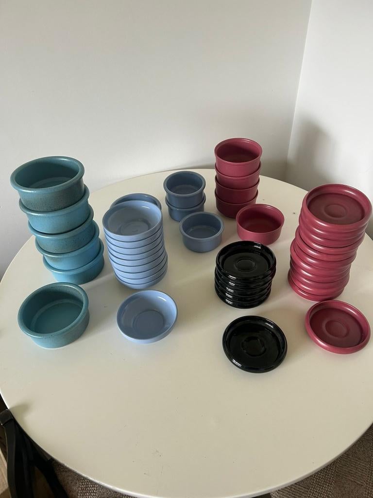 Set keramische schaaltjes / ramequins – tapas & dessert, Ophalen, Keramiek, Nieuw, Schaal of Schalen
