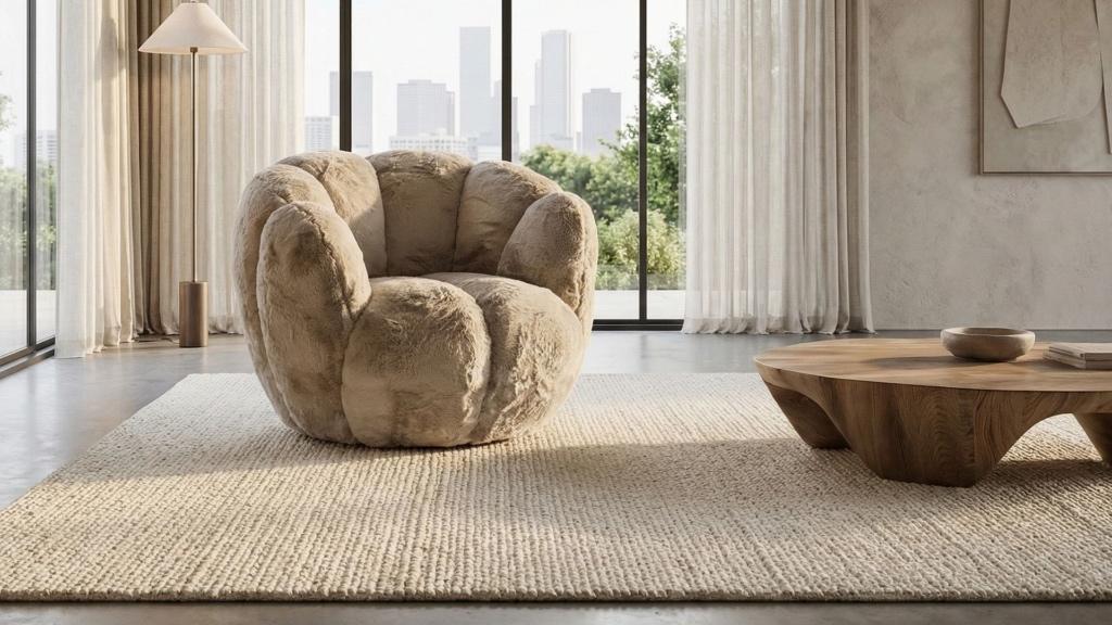 Neuf & -29% Promotion Sublime Fauteuil Douceur Absolue Beige, Luxe, Haut de gamme, Enlèvement ou Envoi, Tissus, 75 à 100 cm