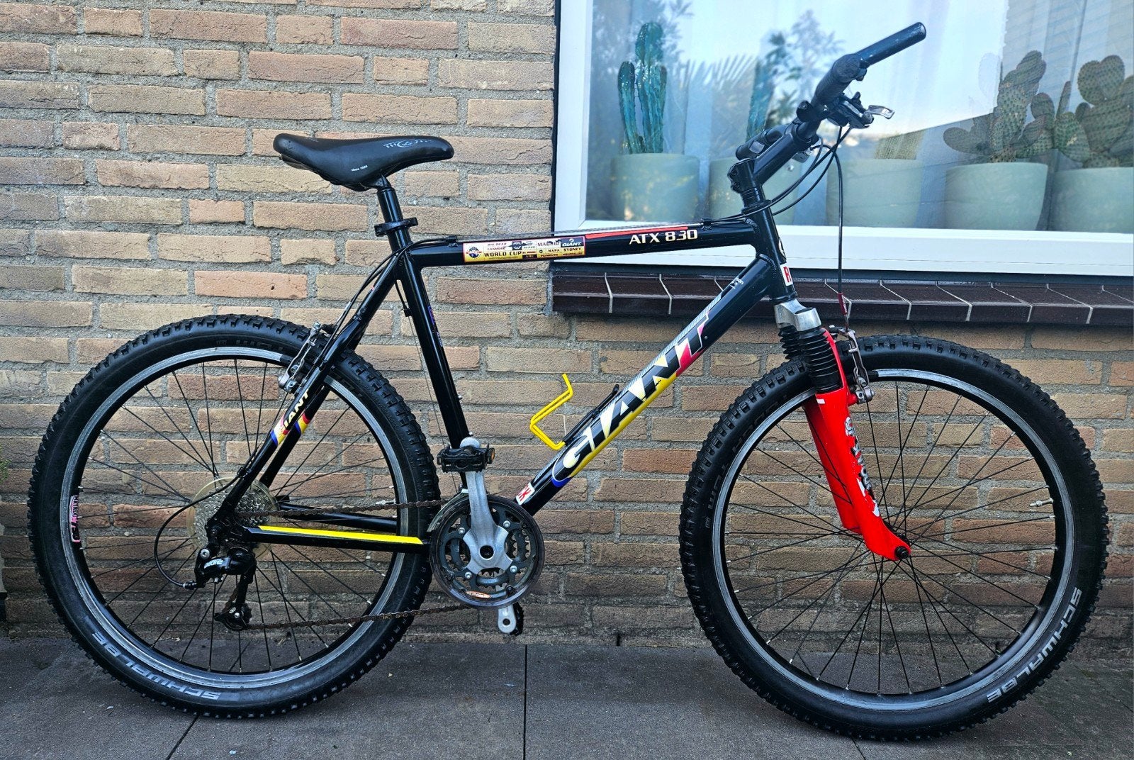 Giant ATX 830 MTB Maat 21.5" in zeer goede technische staat, Fietsen en Brommers, Ophalen, Giant, 53 tot 57 cm, Heren