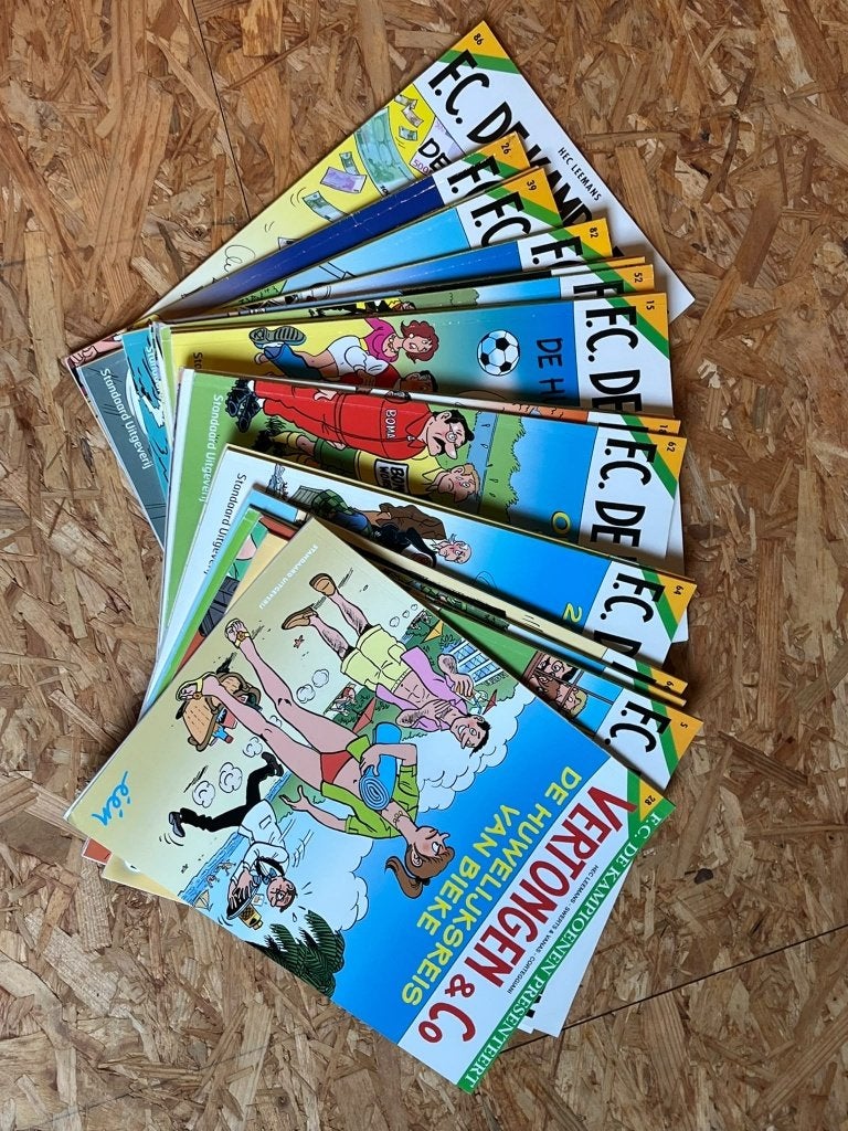 Strips FC. De Kampioenen, Boeken, Hec Leemans (FC De Kampioenen), Ophalen of Verzenden, Zo goed als nieuw, Meerdere stripboeken