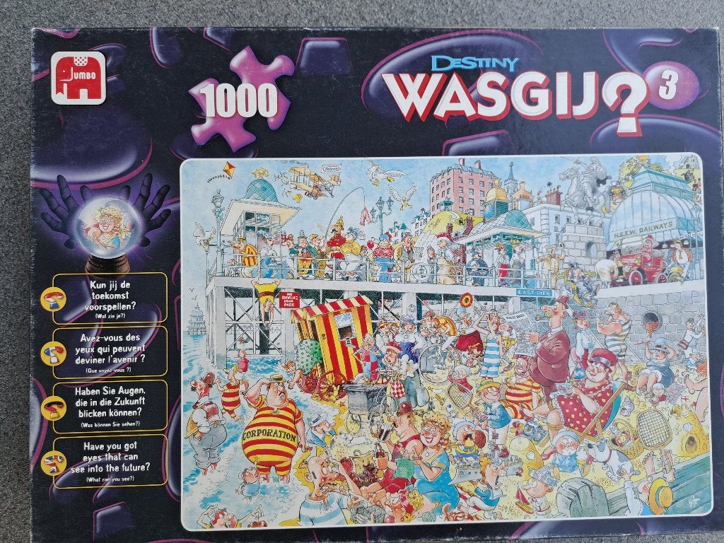 Puzzel Wasgij Destiny 3 - Verzand verleden/Sands of time, Enlèvement, 500 à 1500 pièces, Utilisé, Puzzle