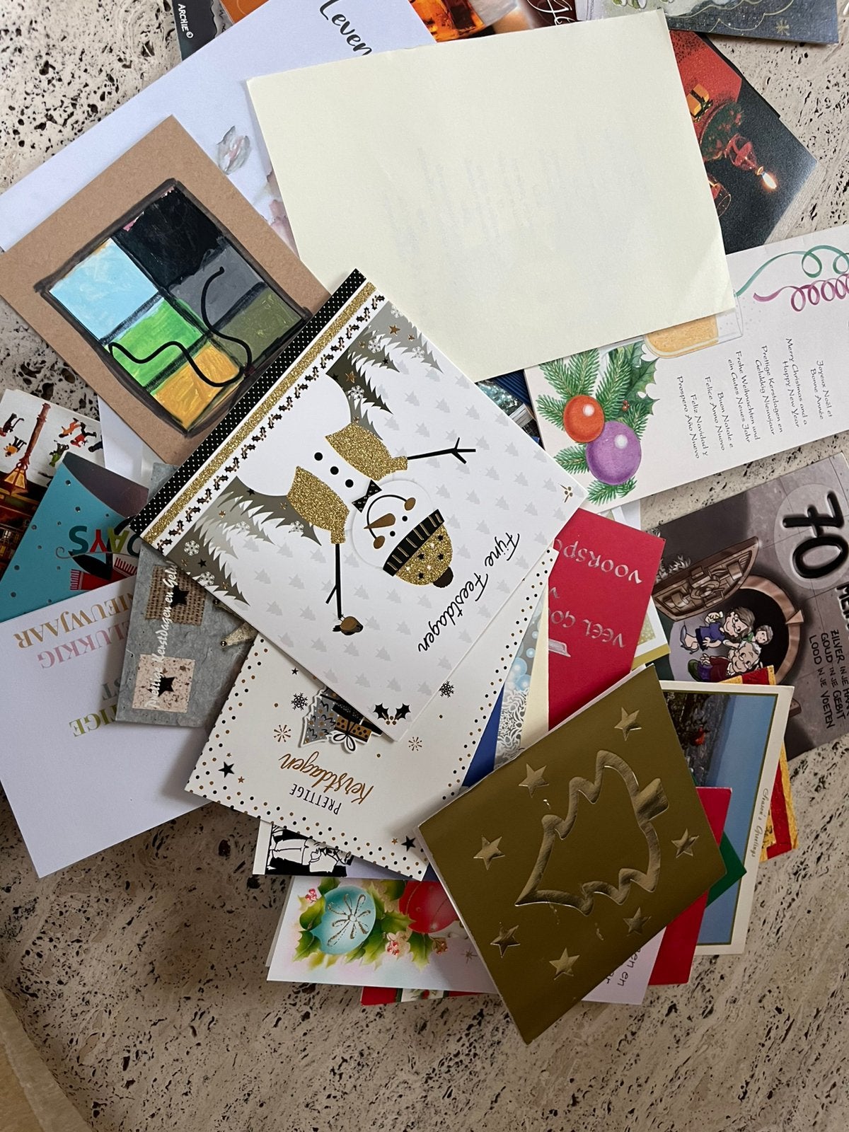 Wenskaarten, Collections, Enlèvement