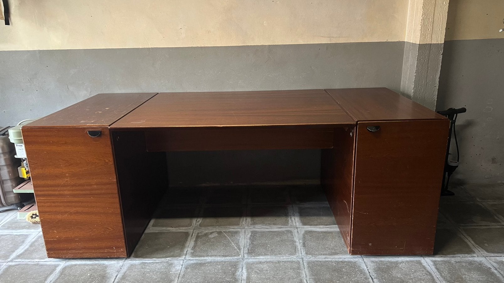 Houten bureau, Maison & Meubles, Bureaux, Démontable, 93 cm, Enlèvement, 196 cm
