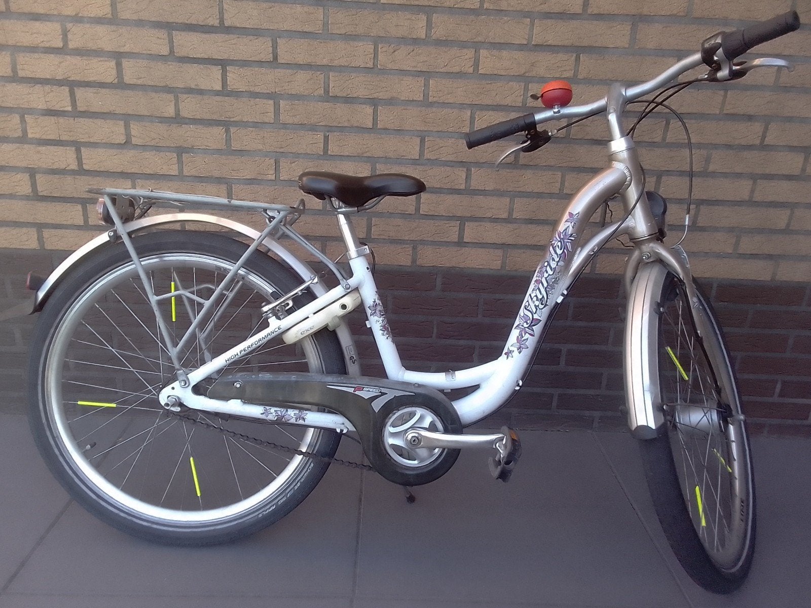 Puky Skyride 24 inch kinderfiets, versnellingen, naafdynamo, Fietsen en Brommers, Ophalen, Gebruikt, Puky, Terugtraprem
