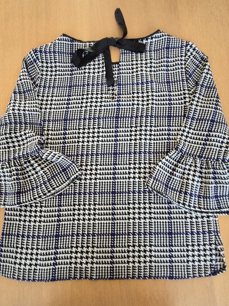 bloes met 3 kwart mouw dotts maat 38, Kleding | Dames, Dotts, Ophalen of Verzenden, Zo goed als nieuw, Maat 38/40 (M)