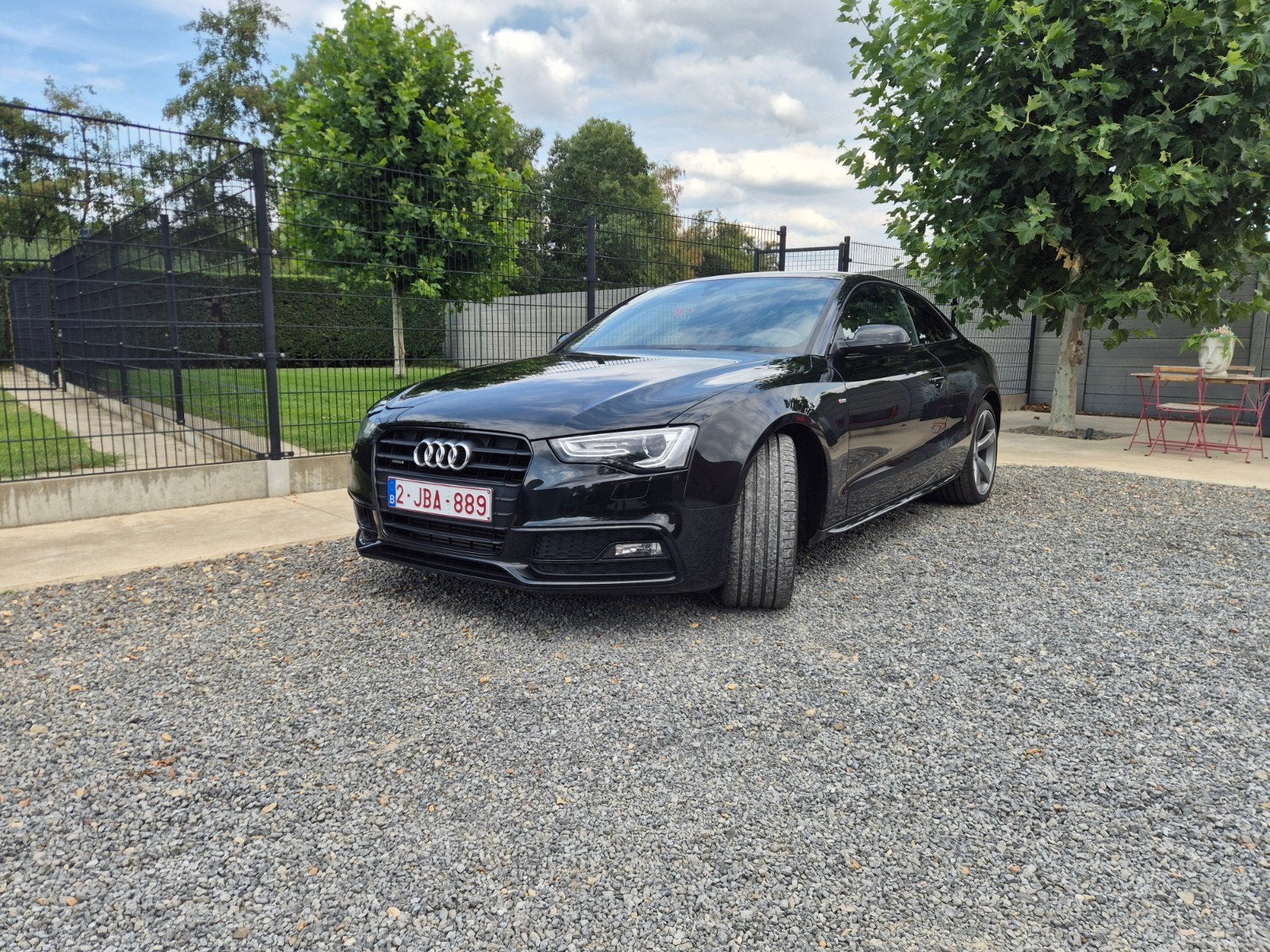 Audi A5 quattro 2.0, Cuir, Entreprise, Noir, 2 portes