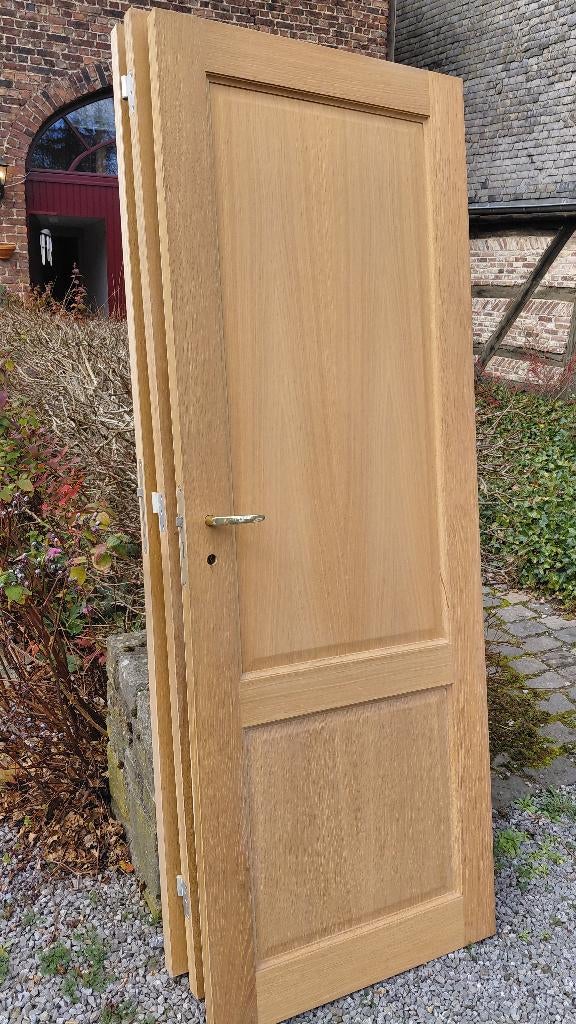 Portes en chêne, Bricolage & Construction, 75 à 150 cm, Enlèvement, Utilisé, Autres types
