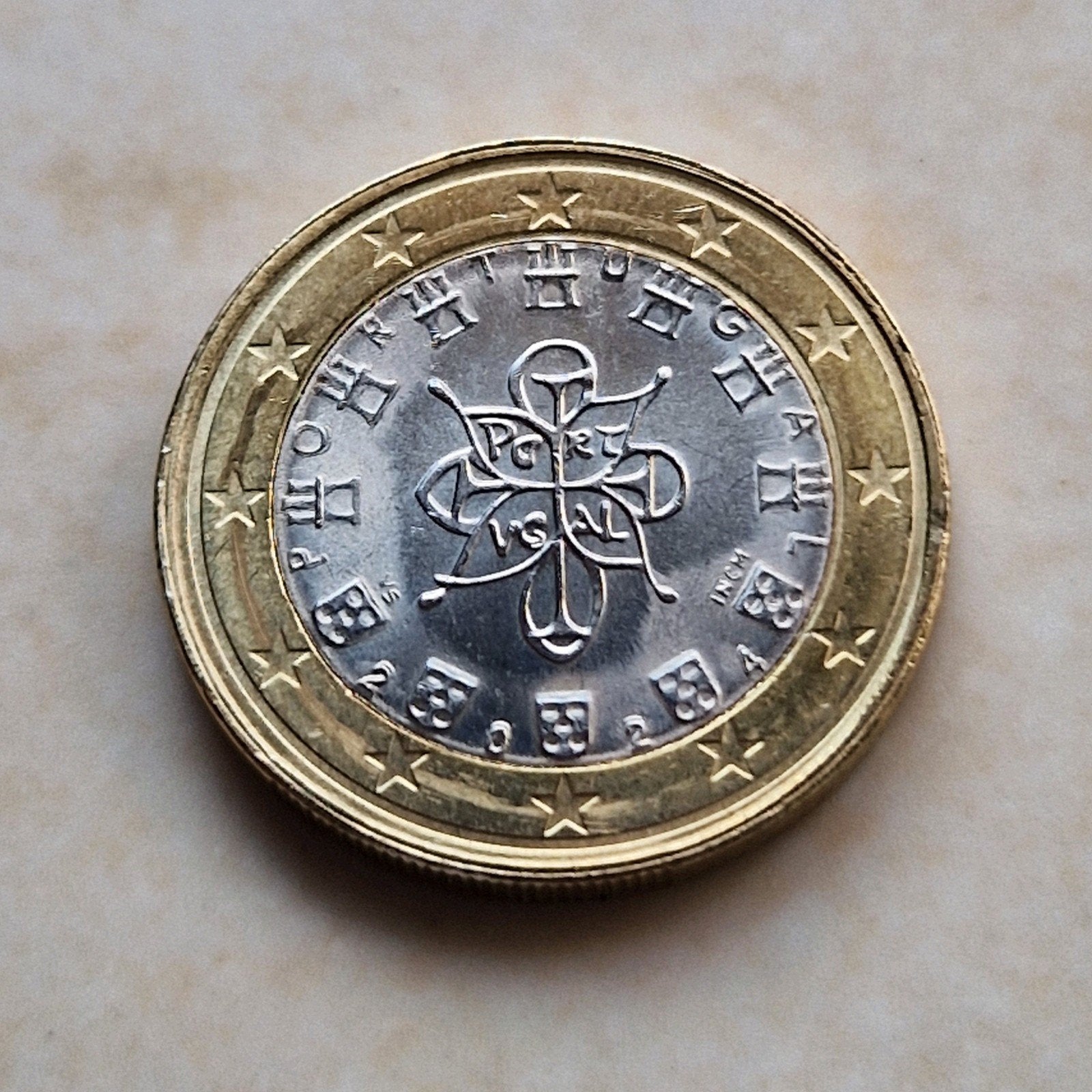 2024 Portugal , 1 Euro Coin, Timbres & Monnaies, Enlèvement ou Envoi, Portugal, 1 euro