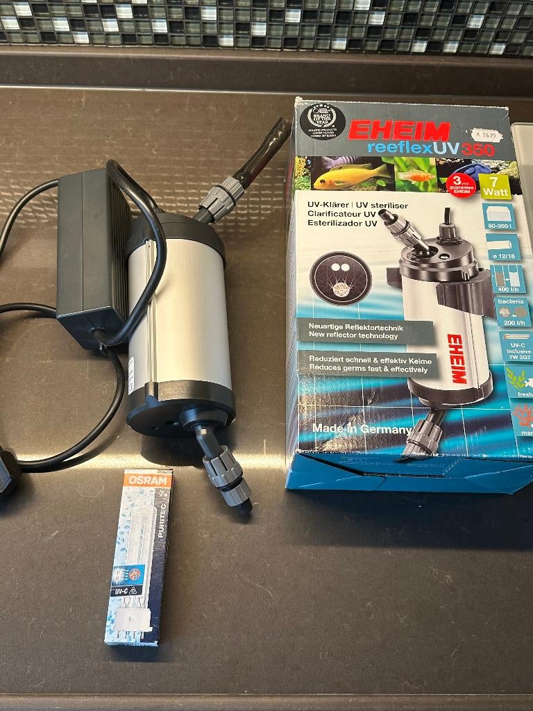 UV-aquariumfilter EHEIM reeflex UV 350 - als NIEUW, Dieren en Toebehoren, Ophalen, Zo goed als nieuw