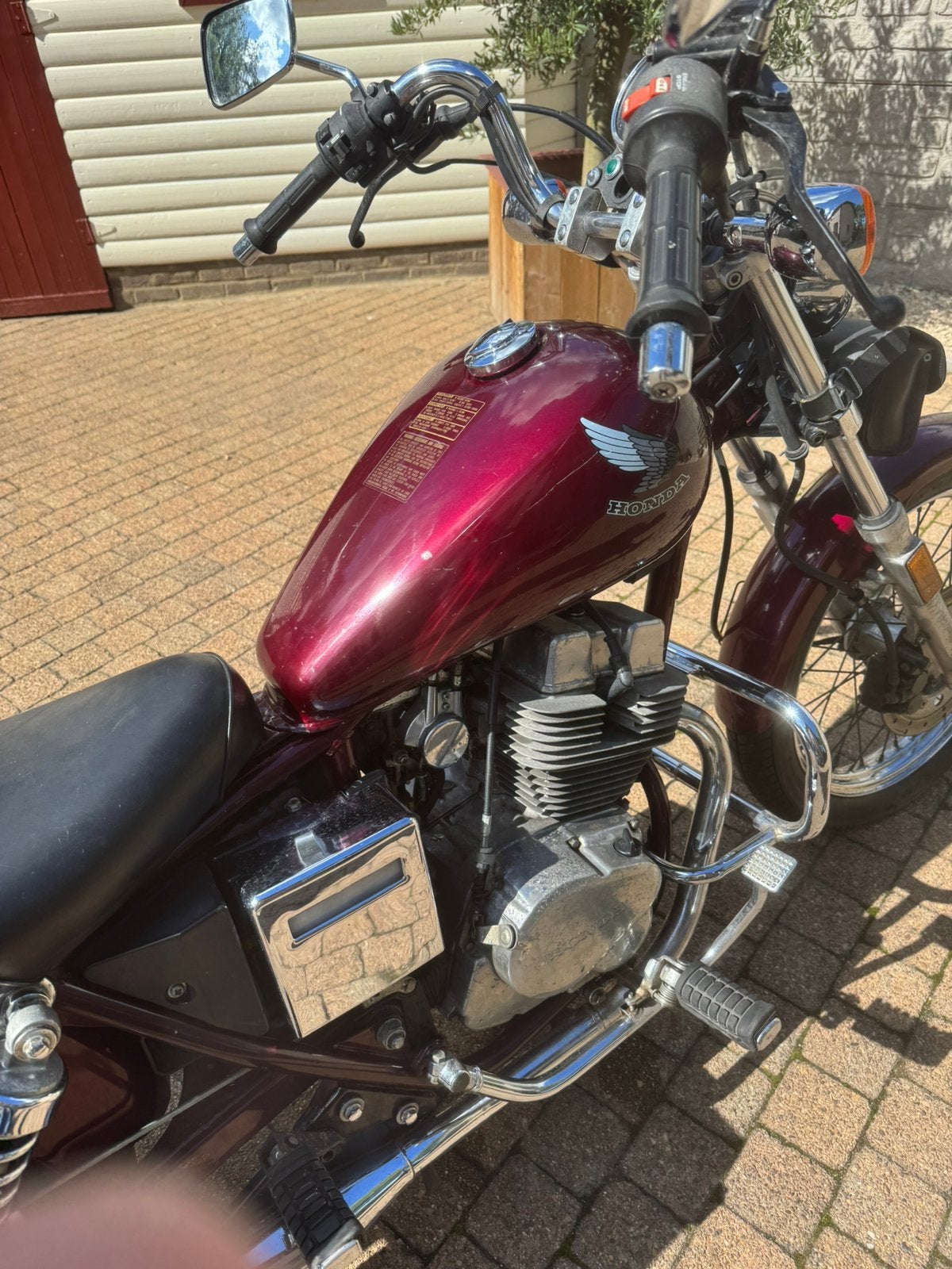 Honda rebel 250cc zonder papieren en sleutels, Motos, Particulier