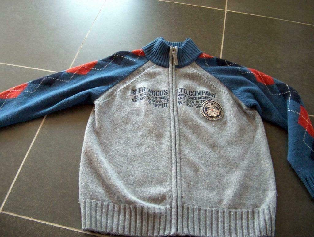 wollen trui / vest van River Woods maat Smal, Kleding | Heren, Ophalen of Verzenden, Gedragen, Maat 46 (S) of kleiner, River woods
