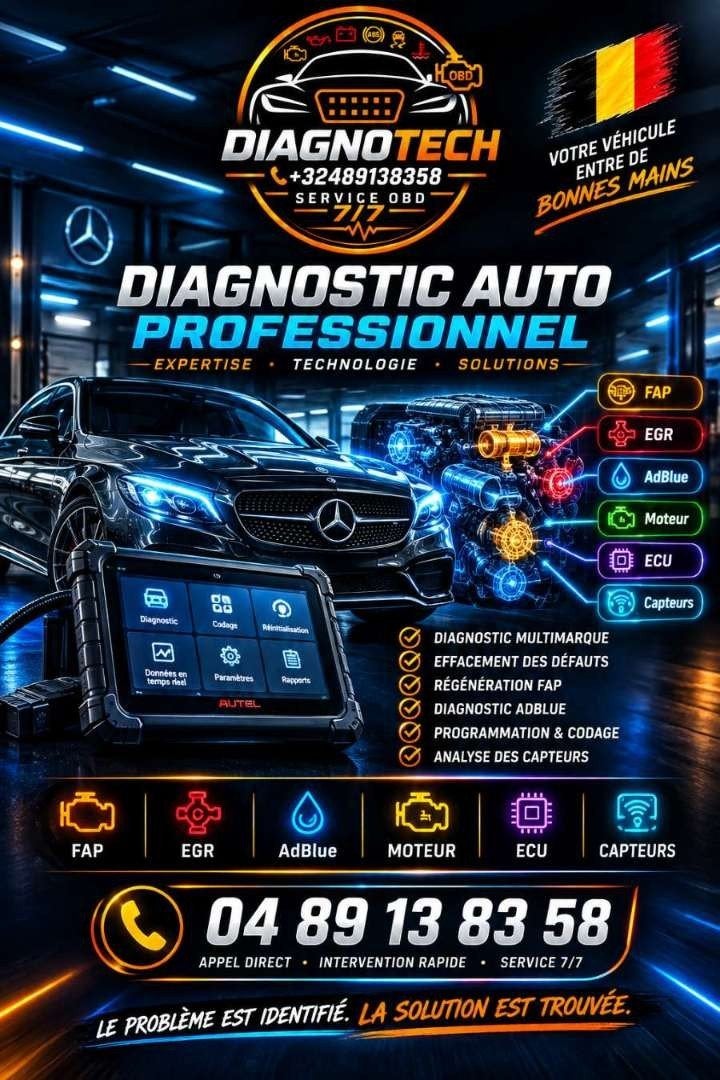 diagnostic professionnel auto - camion, Enlèvement ou Envoi