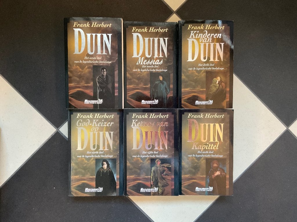 Frank Herbert Reeks Duin boeken deel 1-6 compleet SF Fantasy, Boeken, Ophalen of Verzenden, Gelezen, Frank Herbert