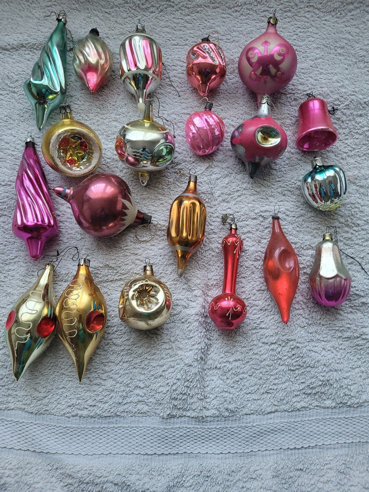 antieke kerstballen 20 stuks, Antiek en Kunst