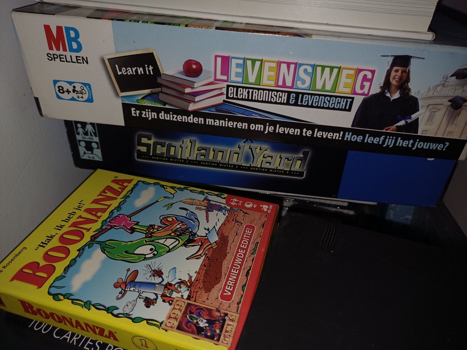 gezelschapsspellen, Hobby en Vrije tijd, Gezelschapsspellen | Bordspellen, Ophalen of Verzenden, Zo goed als nieuw