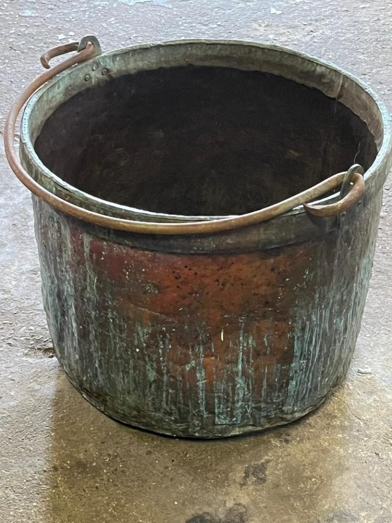 Grote koperen ketel, Antiek en Kunst, Ophalen, Koper